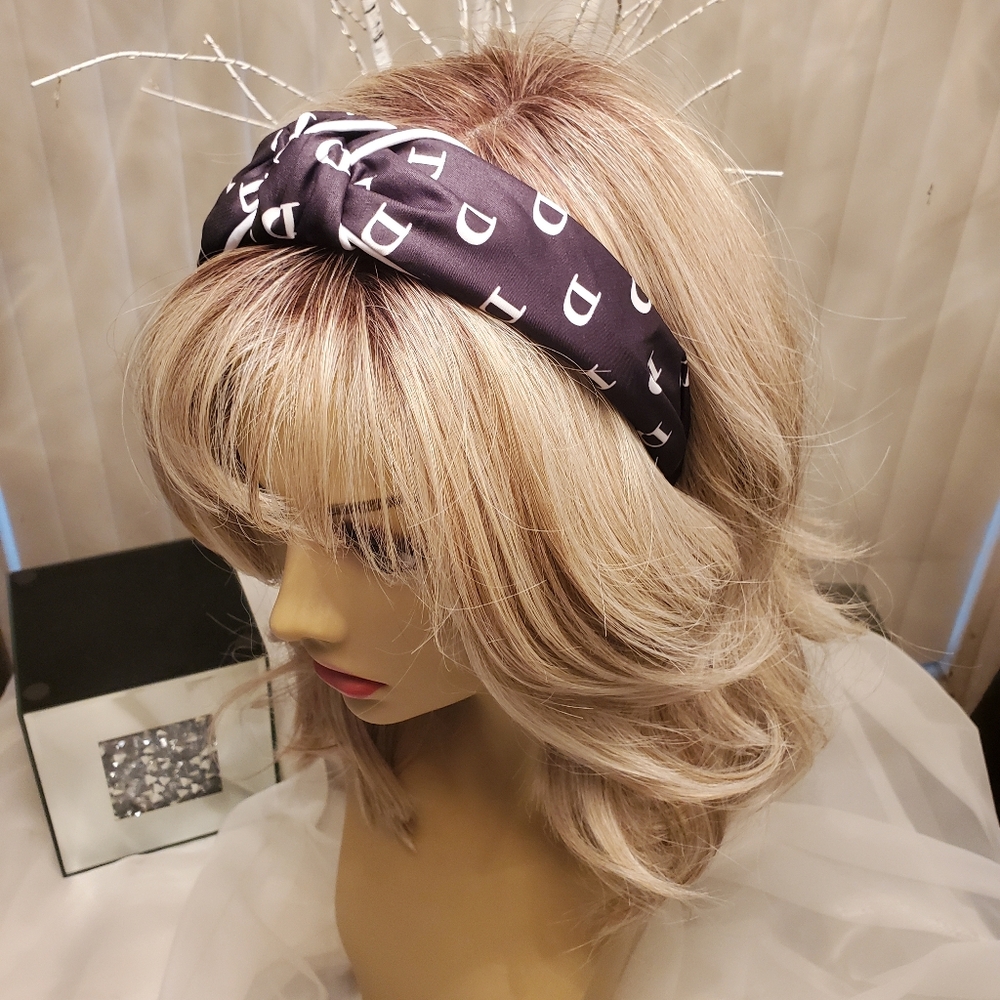 ⚜️ BLACK & WHITE HEADBAND   NEW